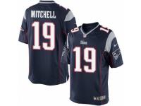 Men's Nike New England Patriots #19 Malcolm Mitchell Limited Navy Blue Team Color NFL Jersey