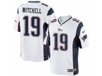 Men's Nike New England Patriots #19 Malcolm Mitchell Limited White NFL Jersey