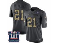 Men's Nike New England Patriots #21 Malcolm Butler Limited Black 2016 Salute to Service Super Bowl LI Champions NFL Jersey