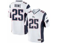 Men's Nike New England Patriots #25 Eric Rowe Limited White NFL Jersey