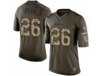 Men's Nike New England Patriots #26 Logan Ryan Limited Green Salute to Service NFL Jersey