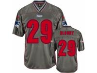 Men's Nike New England Patriots #29 LeGarrette Blount Limited Grey Vapor NFL Jersey