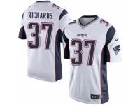 Men's Nike New England Patriots #37 Jordan Richards Limited White NFL Jersey