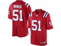 Men's Nike New England Patriots #51 Barkevious Mingo Limited Red Alternate NFL Jersey