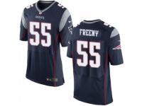 Men's Nike New England Patriots #55 Jonathan Freeny Elite Navy Blue Team Color NFL Jersey