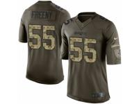 Men's Nike New England Patriots #55 Jonathan Freeny Limited Green Salute to Service NFL Jersey