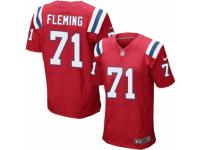 Men's Nike New England Patriots #71 Cameron Fleming Elite Red Alternate NFL Jersey