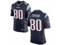 Men's Nike New England Patriots #80 Irving Fryar Game Navy Blue Team Color NFL Jersey