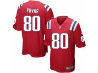 Men's Nike New England Patriots #80 Irving Fryar Game Red Alternate NFL Jersey