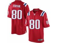 Men's Nike New England Patriots #80 Irving Fryar Limited Red Alternate NFL Jersey