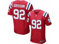 Men's Nike New England Patriots #92 Geneo Grissom Elite Red Alternate NFL Jersey