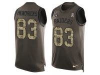 Men's Ted Hendricks #83 Nike Green Jersey - NFL Oakland Raiders Salute to Service Tank Top