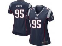 New England Patriots Chandler Jones Women's Home Jersey - Navy Blue Nike NFL #95 Game