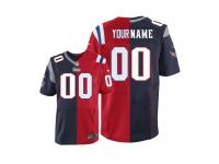 New England Patriots Customized Men's Jersey - Team/Alternate Two Tone Nike NFL Elite