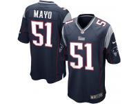 New England Patriots Jerod Mayo Youth Home Jersey - Navy Blue Nike NFL #51 Game