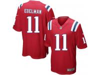 New England Patriots Julian Edelman Youth Alternate Jersey - Red Nike NFL #11 Game