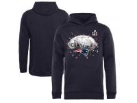 New England Patriots Pro Line Youth Super Bowl LI Champions Confetti Trophy Pullover Hoodie - Navy