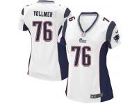 New England Patriots Sebastian Vollmer Women's Road Jersey - White Nike NFL #76 Game