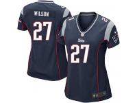 New England Patriots Tavon Wilson Women's Home Jersey - Navy Blue Nike NFL #27 Game