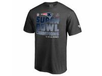 NFL Men's New England Patriots Pro Line by Fanatics Branded Charcoal Super Bowl LI Champions Trophy Collection Locker Room T-Shirt