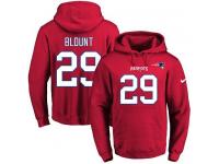 NFL Men's Nike New England Patriots #29 LeGarrette Blount Red Name & Number Pullover Hoodie