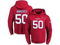 NFL Men's Nike New England Patriots #50 Rob Ninkovich Red Name & Number Pullover Hoodie