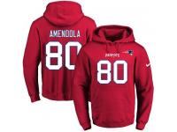 NFL Men's Nike New England Patriots #80 Danny Amendola Red Name & Number Pullover Hoodie