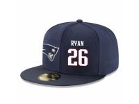 NFL New England Patriots #26 Logan Ryan Snapback Adjustable Player Hat - Navy White