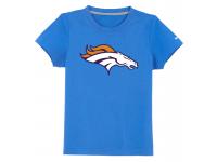 NFL Nike Denver Broncos Sideline Legend Authentic Logo Youth T-Shirt Ligth Blue