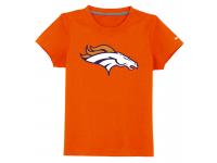 NFL Nike Denver Broncos Sideline Legend Authentic Logo Youth T-Shirt Orange