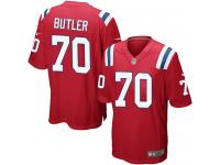 Nike Adam Butler Game Red Alternate Youth Jersey - NFL New England Patriots #70