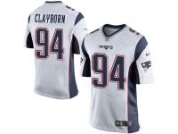 Nike Adrian Clayborn Game White Road Men's Jersey - NFL New England Patriots #94