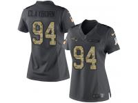 Nike Adrian Clayborn Limited Black Women's Jersey - NFL New England Patriots #94 2016 Salute to Service