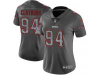 Nike Adrian Clayborn Limited Gray Static Women's Jersey - NFL New England Patriots #94 Vapor Untouchable