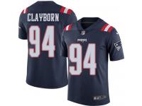 Nike Adrian Clayborn Limited Navy Blue Men's Jersey - NFL New England Patriots #94 Rush Vapor Untouchable