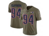 Nike Adrian Clayborn Limited Olive Youth Jersey - NFL New England Patriots #94 2017 Salute to Service