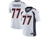 Nike Billy Turner Limited White Road Men's Jersey - NFL Denver Broncos #77 Vapor Untouchable