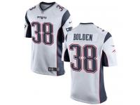 Nike Brandon Bolden Game White Road Youth Jersey - NFL New England Patriots #38