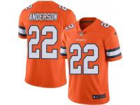 Nike Broncos #22 C.J. Anderson Orange Youth Stitched NFL Limited Rush Jersey