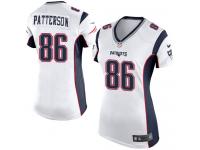 Nike Cordarrelle Patterson Game White Road Women's Jersey - NFL New England Patriots #86