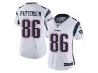 Nike Cordarrelle Patterson Limited White Road Women's Jersey - NFL New England Patriots #86 Vapor Untouchable