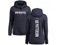 Nike Cordarrelle Patterson Navy Blue Backer Women's - NFL New England Patriots #86 Pullover Hoodie