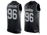 Nike Cornellius Carradine Black Men's Jersey - NFL Oakland Raiders #96 Player Name & Number Tank Top