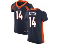 Nike Courtland Sutton Elite Navy Blue Alternate Men's Jersey - NFL Denver Broncos #14 Vapor Untouchable