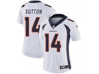 Nike Courtland Sutton Limited White Road Women's Jersey - NFL Denver Broncos #14 Vapor Untouchable