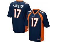 Nike DaeSean Hamilton Game Navy Blue Alternate Men's Jersey - NFL Denver Broncos #17