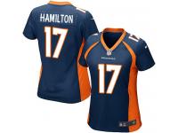 Nike DaeSean Hamilton Game Navy Blue Alternate Women's Jersey - NFL Denver Broncos #17