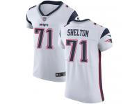 Nike Danny Shelton Elite White Road Men's Jersey - NFL New England Patriots #71 Vapor Untouchable