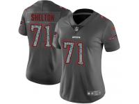 Nike Danny Shelton Limited Gray Static Women's Jersey - NFL New England Patriots #71 Vapor Untouchable