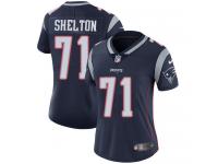 Nike Danny Shelton Limited Navy Blue Home Women's Jersey - NFL New England Patriots #71 Vapor Untouchable